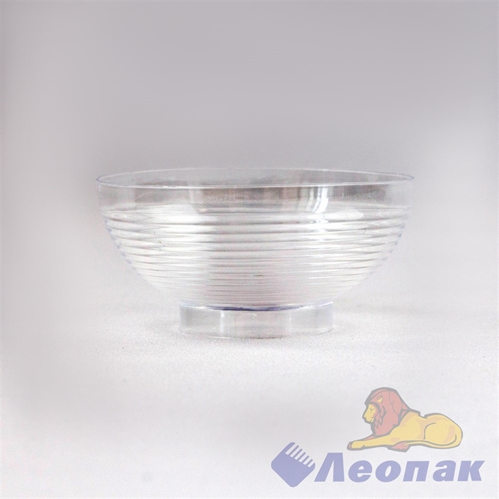 Форма д/фуршетов 60мл, d=67мм, Mini Bowl, прозрачная (10шт/40уп) 5033 - фото 10230