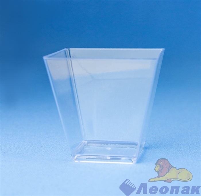 Чашка  Ромб  55*56мм-95мл PS прозрачная (25шт/1уп/20уп) /Покровский полимер 5011 - фото 12151