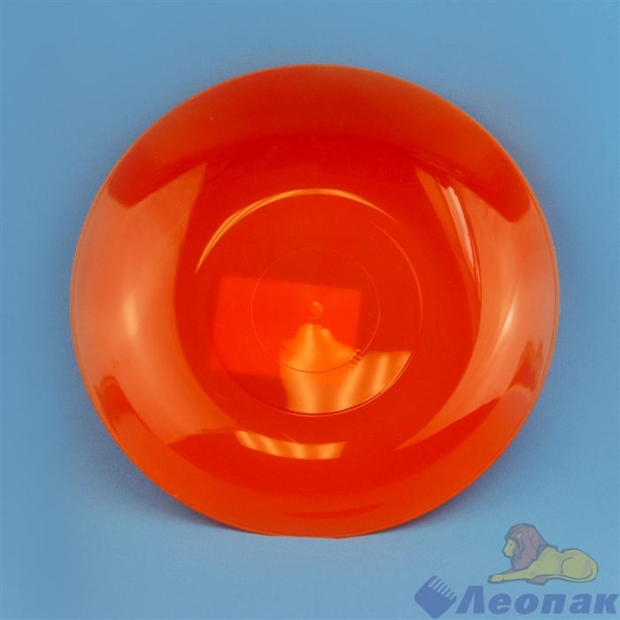 Тарелка d=190мм оранжевая (60шт) - фото 13508