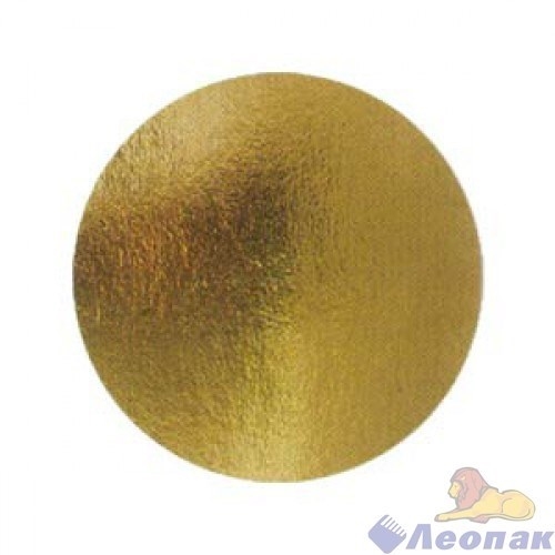 Подложка картонная круг 320мм (толщина 3,2мм) золото/жемчуг (10шт/1уп) - фото 14536