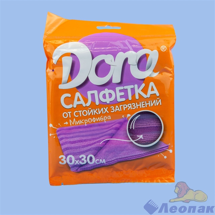Салфетка из микрофибры Dora  От стойких загрязнений , 30х30см (55) - фото 14658
