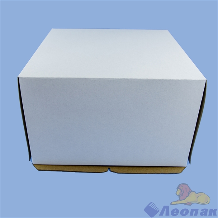 Коробка для тортов белая XW 190 300*300*190мм Хром-Эрзац