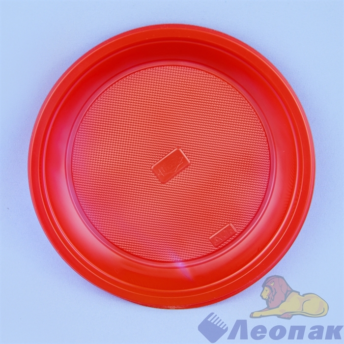 Тарелка  десертная КРАСНАЯ d=165мм (100/2000) /Новосиб - фото 17930
