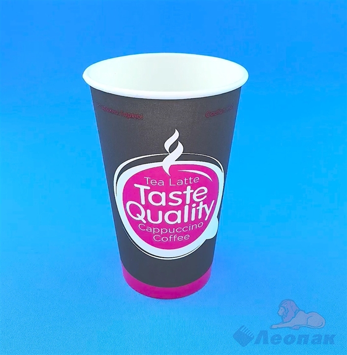 Стакан бумажный Taste Quality 400 мл,  д=90  (50шт/16уп)  НВ90-530 (5876) - фото 22812
