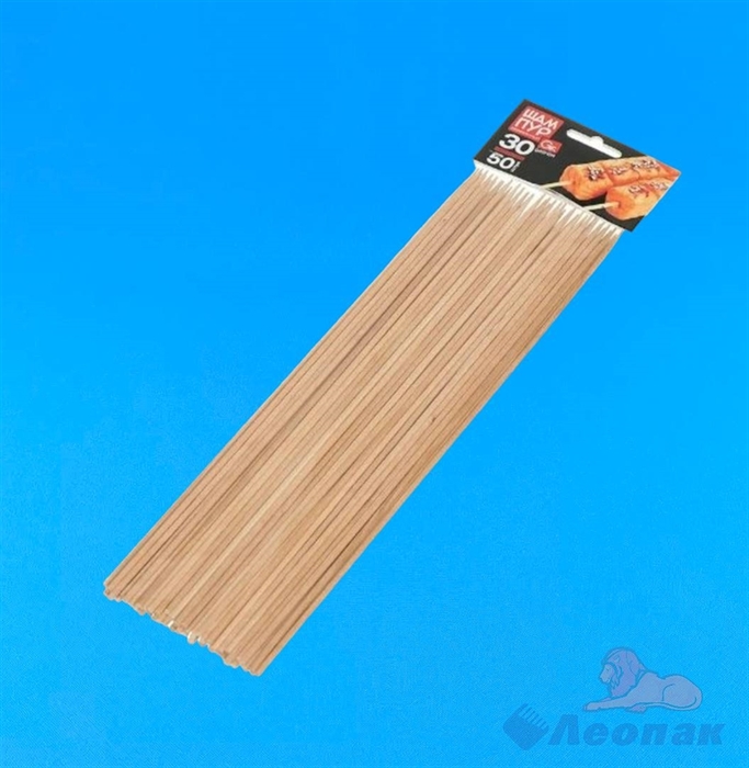 Шампур деревянный  GRIFON  25см  (100шт/1уп/86уп.) 400-124 - фото 22955