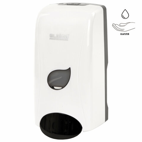 Дозатор для жидкого мыла LAIMA PROFESSIONAL ECO, НАЛИВНОЙ, 1 л, белый, ABS-пластик, 606551(Под заказ, срок поставки 3-5 дней) 606551 - фото 35502