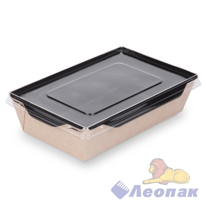 Упаковка ECO OpSalad 800 Black Edition (200 шт/кор) салатник с прозр.крышкой - фото 38857