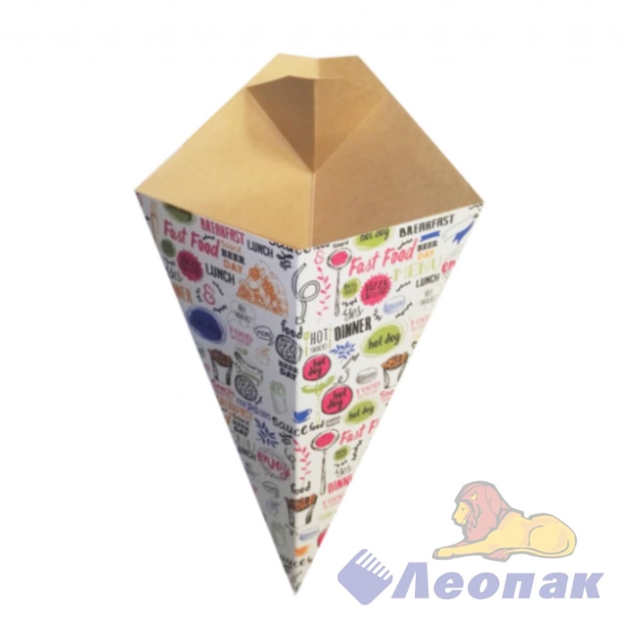 Упаковка ECO CONE L  "ENJOY"  (400шт/1кор) - фото 38862