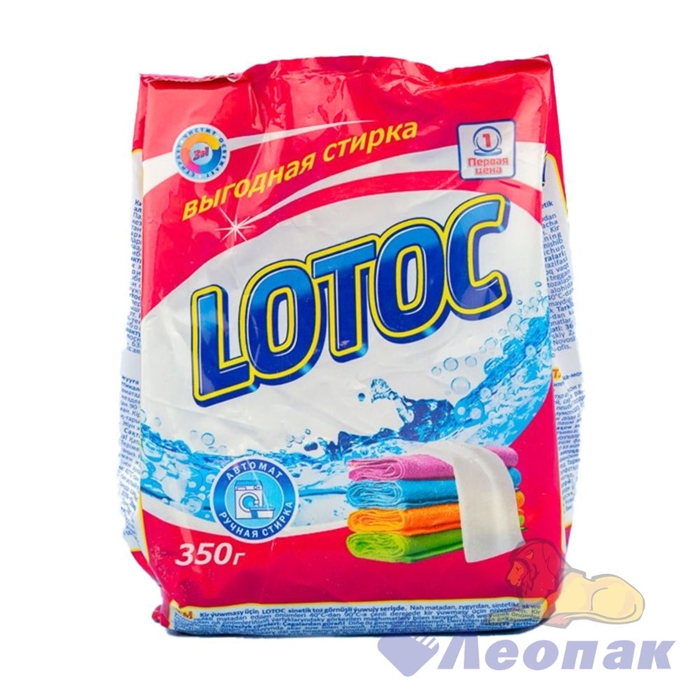 СТИРАЛЬНЫЙ ПОРОШОК LOTOC АВТОМАТ+РУЧНАЯ СТИРКА 350Г П/ЭТ, FP-2