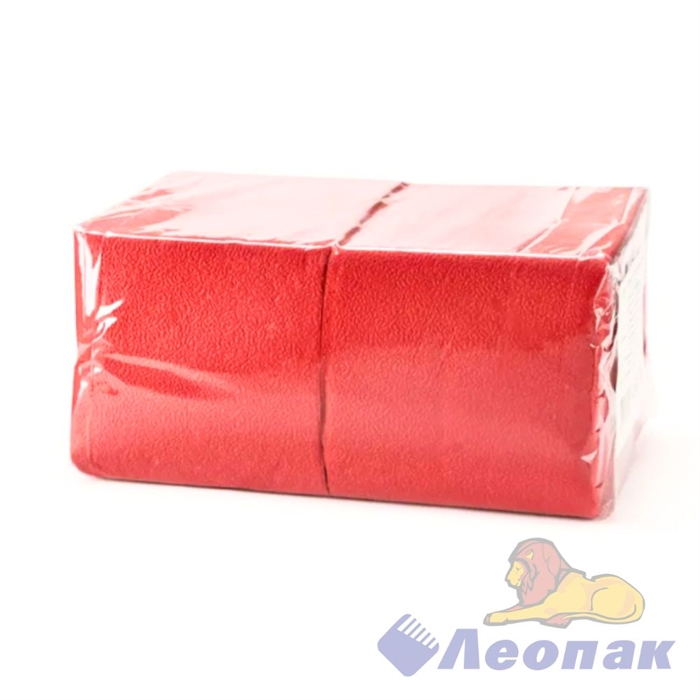 САЛФЕТКА КРАСНАЯ 24Х24 1СЛ.400Л. (1УП/18УП) АРТ.23350-350 У