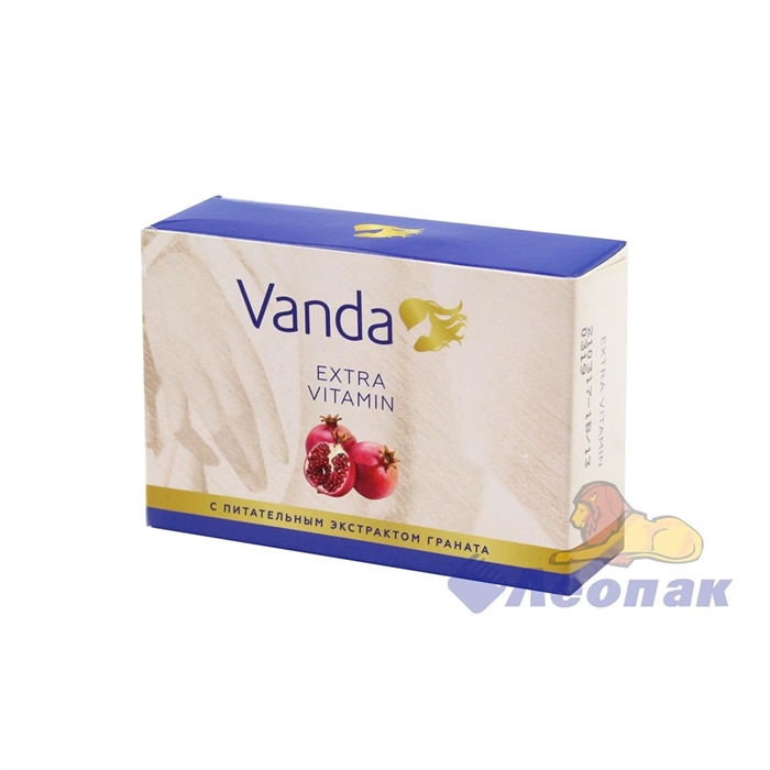 Мыло туалетное  Vanda  EXTRA VITAMIN (витамины) (85гр) (72шт) - фото 4707