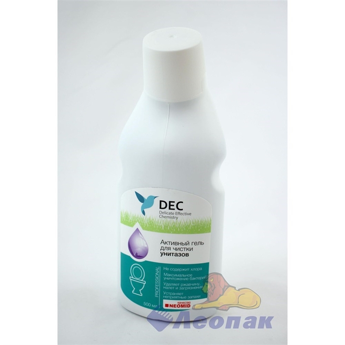DEC Гель д/чистки унитазов с антибактериальным эффектом 500мл (6шт) / 90 - фото 4745