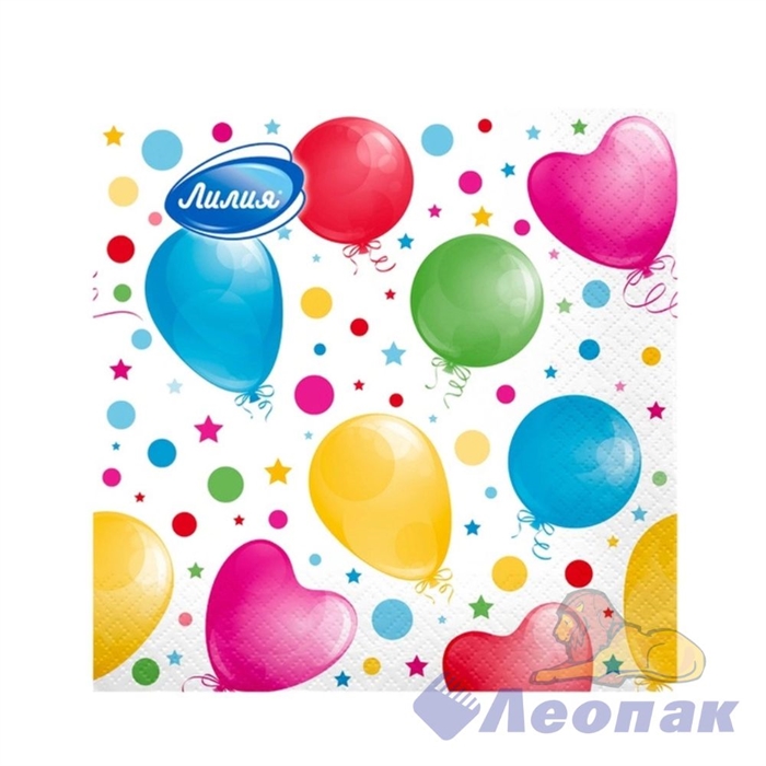 Салфетка Лилия 33*33 ПРАЗДНИК 2сл 20л (15уп)