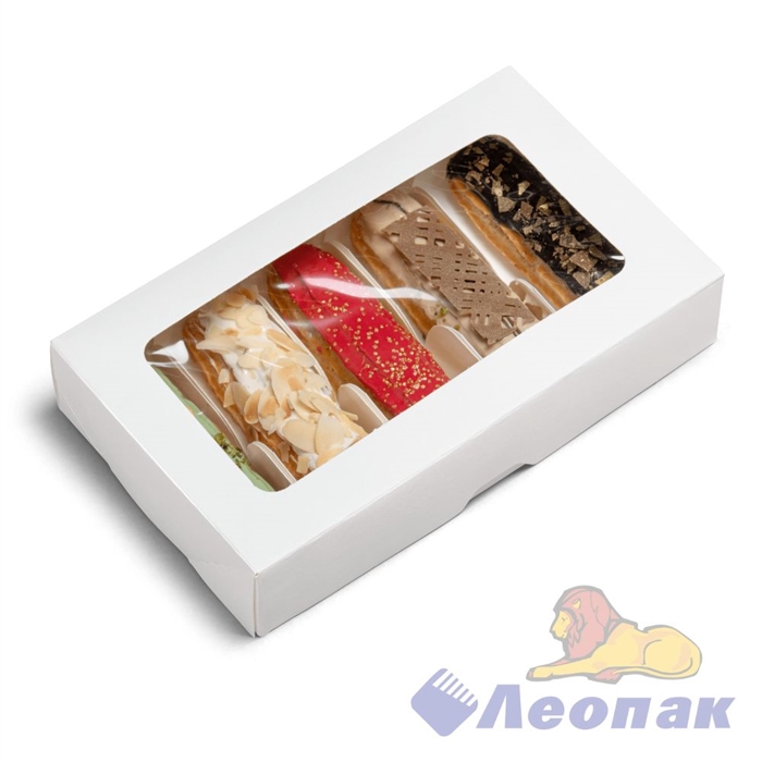 Упаковка для эклеров ForGenika ECLAIR на 5 штук (150шт/кор.)