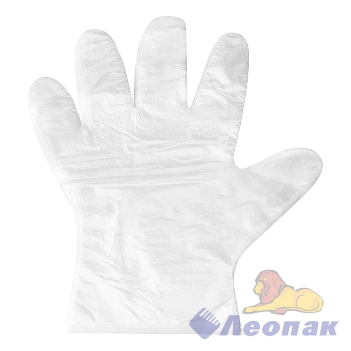 Перчатки одноразовые (100шт/100уп) M ЛЕОПАК