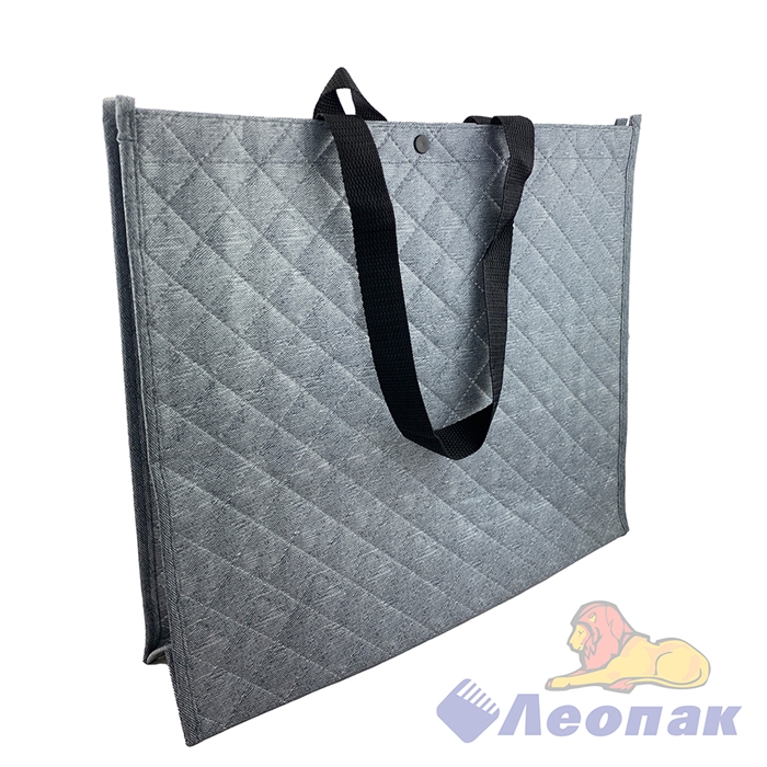 B86 Сумка стеганная с кнопкой 40х35х12 (1шт/300шт)