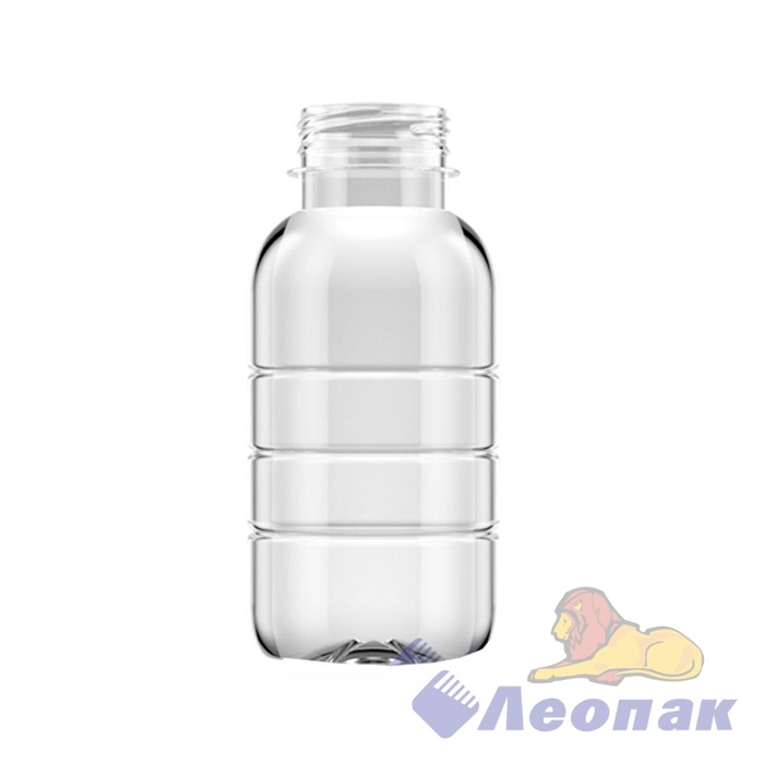 Бутылка ПЭТ 0,3л.(б/цветная) БОЧОНОК ФРЕШ (100шт)с ребрами УП