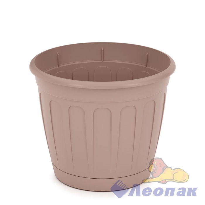 Горшок цветочный "Дионис" 16л бежевый (уп.32)
