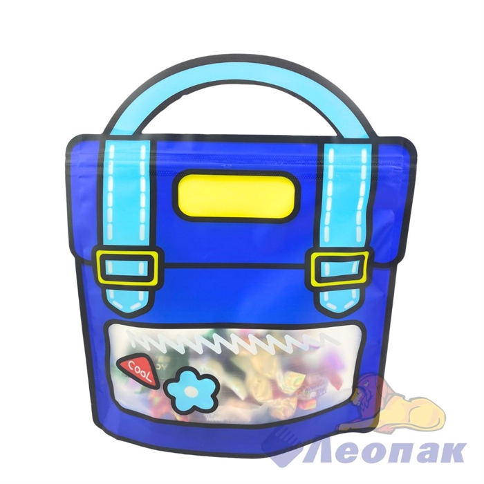 P78 Пакет с zip-lock застежкой РАНЕЦ синий 18х21см (1уп/50шт)