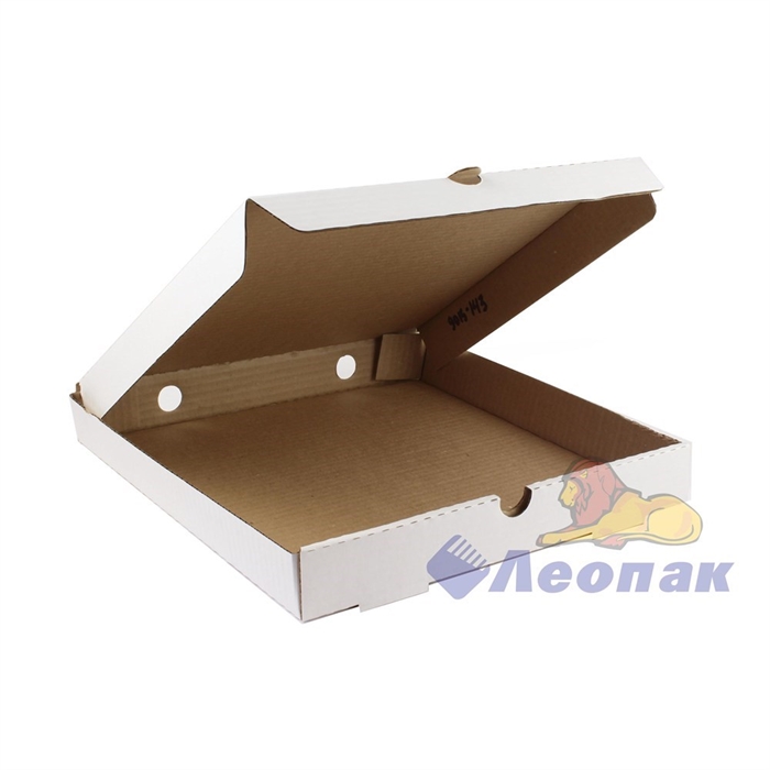 Коробка под пиццу 300х300х40 (50шт/1уп) белая - фото 4957