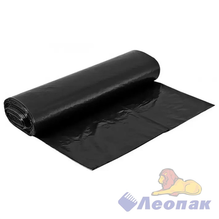 Мешок мусорный 180л (25шт/10рул) черный ПВД УЛИТКА ЛАЙТ 08501050028