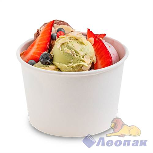 Круглый контейнер OSQ Round Bowl 300 БЕЛЫЙ (600шт/кор.)