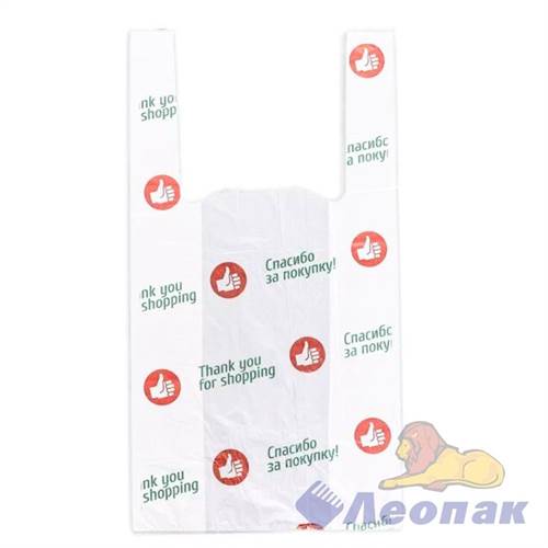 П-майка 24х45см-10мкм Спасибо за покупку белый (100/2000) /СОЮЗ П