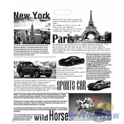 П-выр.ручка ламинир. 50х60-100мкм "Газета без лиц"  (25/300) Нео-Пак 0980/088 - фото 50388