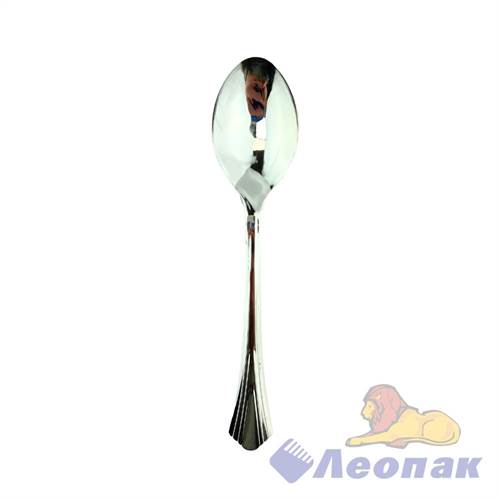 Ложка пластиковая 18 см металл (24шт/100уп) LP180