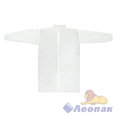 Халат(на липучках) XXXL (10шт/1уп/10уп) БЕЛЫЙ 3822/002 - фото 50440