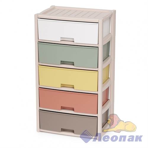 Комод "Колорит" 5-ти секцион.(цветной) 560х390х1000 мм (уп.1)