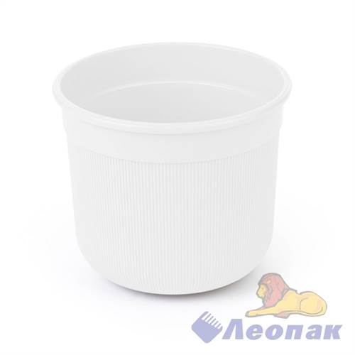 Горшок цв. "Сканди" 2л (с дренажной вставкой) (белый)