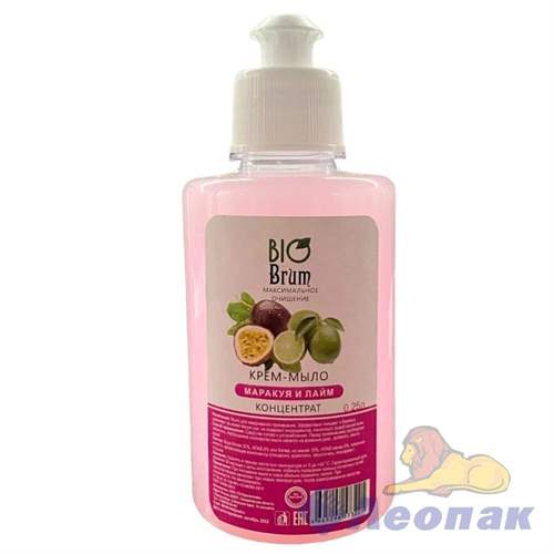БРЮМ Жидкое мыло-крем Маракуйя и лайм 500мл. дозатор (25шт.)