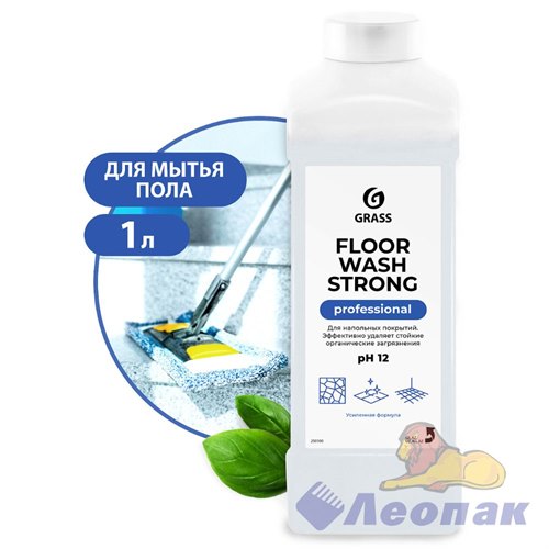 Щелочное средство для мытья пола "Floor wash strong" (канистра 1 л)/12