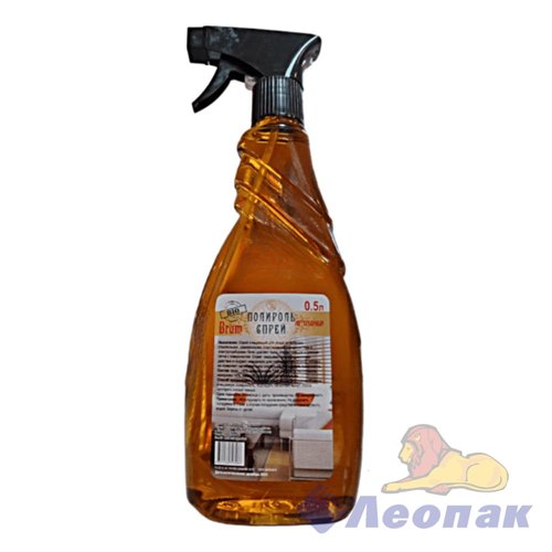 БРЮМ Полироль спрей интерьерный 500мл. дозатор (25шт.) ( ПАРФЮМИРОВАННЫЙ)