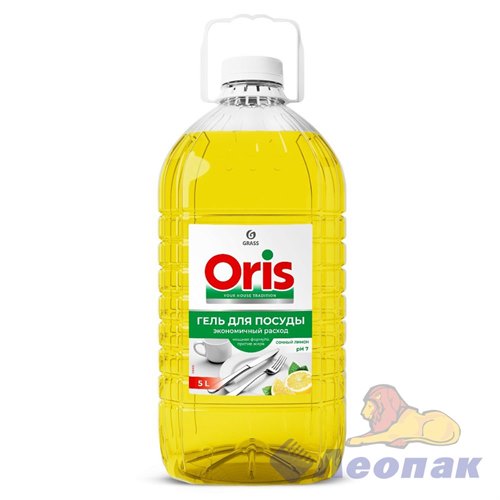 Средство для мытья посуды ORIS сочный лимон ПЭТ (канистра 5л)