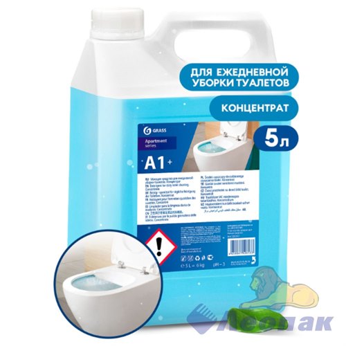 Моющее средство для ежедневной уборки туалетов "Apartament series А1+" Концентрат (канистра 5 кг)