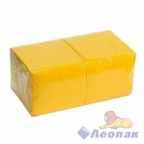Салфетка "Папирус" 24*24 ЖЕЛТАЯ 1-сл. 400 л.