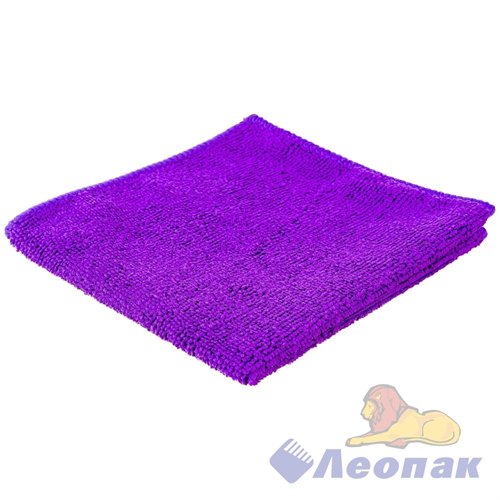 Салфетка из м/фибры M-02 30*30см.супервпитывающая РЫЖИЙ КОТ фиолетовая 310225 (200)