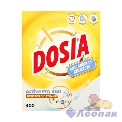 Порошок стиральный Дося автомат Альпийская свежесть 400г.
