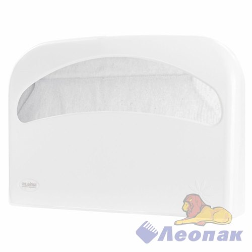 Диспенсер для покрытий на унитаз белый LAIMA ORIGINAL (V1) 1/2 сложения (12) 605785