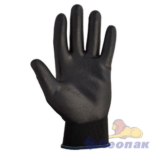 Перчатки полиуритановые черные двойной облив G40 размер 9 (12/240)