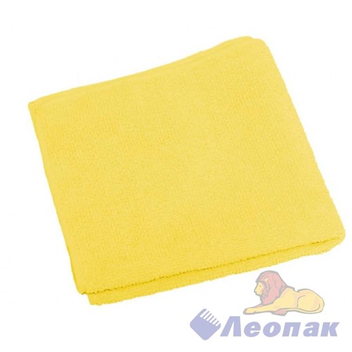 Салфетка микрофибра РЫЖИЙ КОТ М-02 30х30 желтая (200) 310203