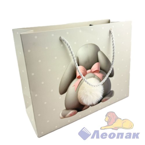 L384 Пакет Люкс с меховым хвостом 26*20*10 (12шт/360) 4диз
