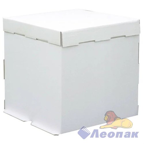 Коробка для тортов белая  500*500*500 (10шт/кор.) 7095/651 - фото 52075