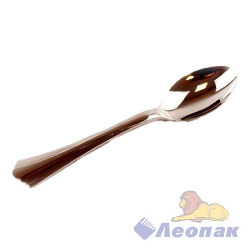 Ложка TaMbien столовая пластиковая металлик 17.5 см. (18шт/уп)