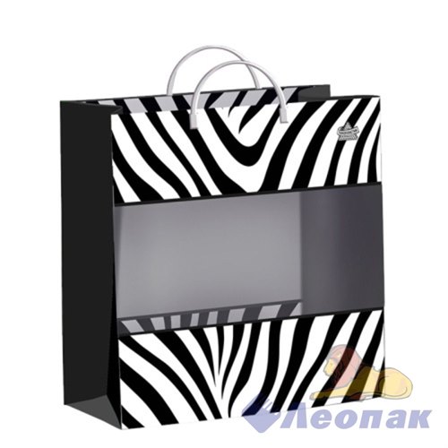 Пакет мягкий пластик с пластик.ручками 24х26 Саванна (40) ТИКО