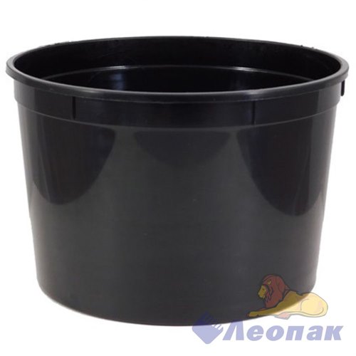 Контейнер-Универсал  б/крышки 500мл.круглый ЧЕРНЫЙ d=112мм  (500шт) Томск
