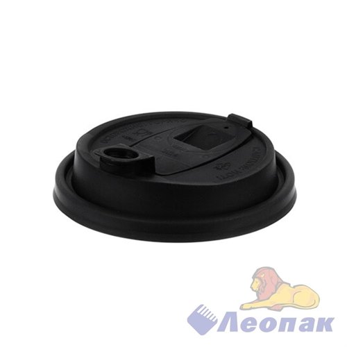 Кофейная крышка с питейником черная, диаметр 90 мм (50шт/20уп) 3001М/Ч 700/851 - фото 52327