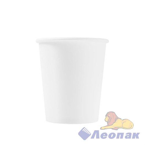 Стакан бумажный 250 мл Белый Д80 (50/1000) №1404